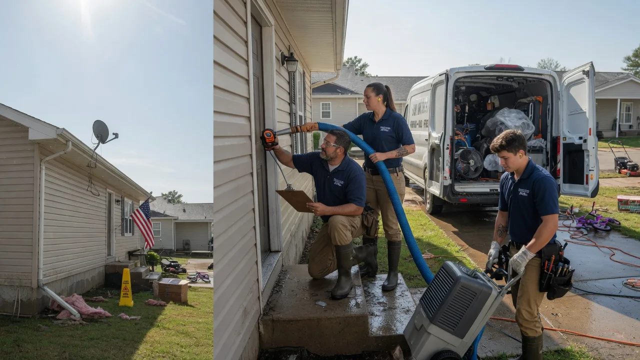 Ceiling Water Damage Restoration in Stover, MO near me